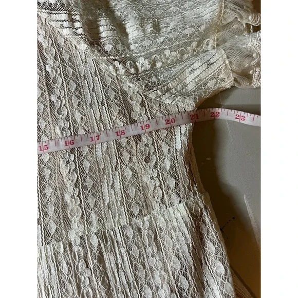 Sundance Cream Lace Mini Dress - Picture 9 of 10